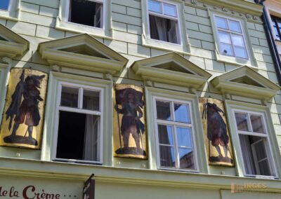 Auf dem Weg zur St. Ägidius Kirche (Kostel sv. Jiljí) in der Prager Altstadt