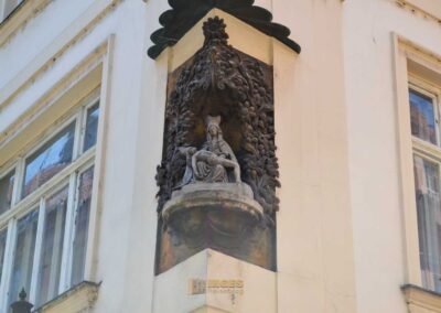 Auf dem Weg zur St. Ägidius Kirche (Kostel sv. Jiljí) in der Prager Altstadt