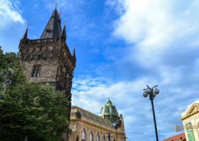Pulverturm und Gemeindehaus in der Prager Altstadt