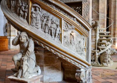 Im Dom zu Freiberg 76 Bergmannskanzel Dom St. Marien zu Freiberg