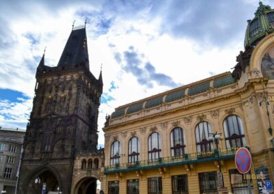 Pulverturm und Gemeindehaus in der Prager Altstadt