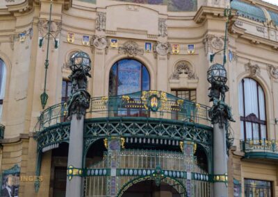 Das Gemeindehaus (Obecní dum) in der Prager Altstadt 5 Gemeinde- oder Repräsentationshaus (Obecní dům) in der Prager Altstadt