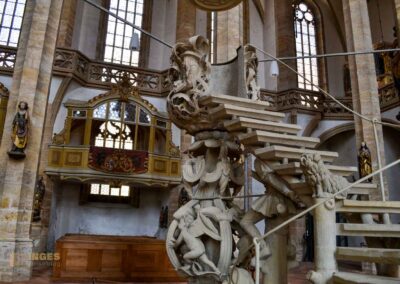 Im Dom zu Freiberg 86 Tulpenkanzel Dom St. Marien zu Freiberg