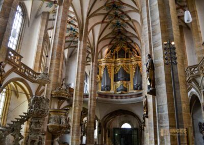 Im Dom zu Freiberg 60 Große Silbermannorgel und Kanzeln Dom St. Marien zu Freiberg