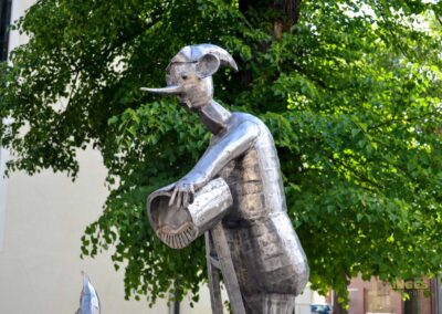 Sagenbrunnen in Lübbenau im Spreewald