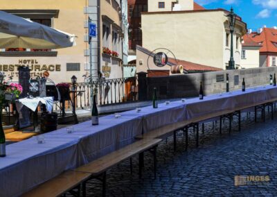 Fest auf der Karlsbrücke in Prag