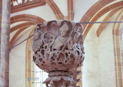 Im Dom zu Freiberg 80 Tulpenkanzel Dom St. Marien zu Freiberg