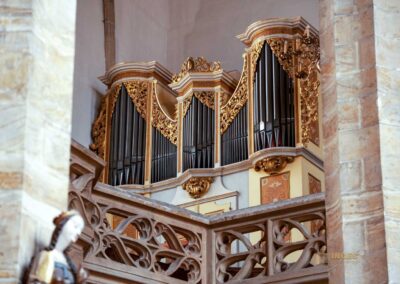 Im Dom zu Freiberg 94 Kleine Silbermann-Orgel Dom St. Marien zu Freiberg