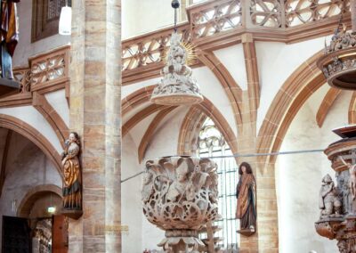 Im Dom zu Freiberg 81 Tulpenkanzel Dom St. Marien zu Freiberg