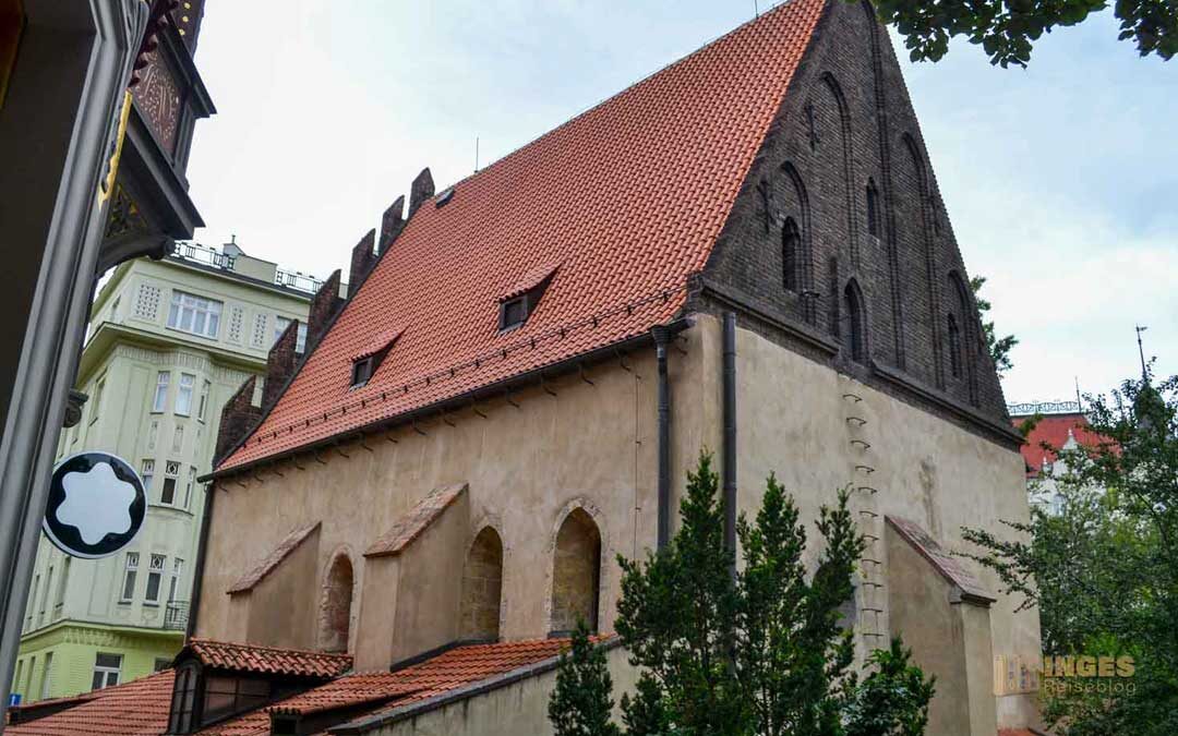 Altneu-Synagoge in der Prager Josefstadt