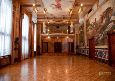 Das Gemeindehaus (Obecní dum) in der Prager Altstadt 36 der Grégr-Saal im Prager Gemeindehaus