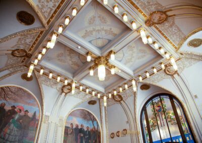 Das Gemeindehaus (Obecní dum) in der Prager Altstadt 74 Der Rieger-Saal im Gemeindehaus in Prag
