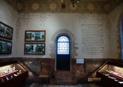 Die Jüdische Zeremonienhalle im Jüdischen Viertel in Prag