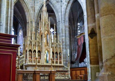 Im Veitsdom in Prag 39 Hauptaltar im Veitsdom in Prag