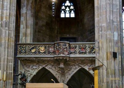Im Veitsdom in Prag 57 königliches Oratorium im Veitsdom in Prag