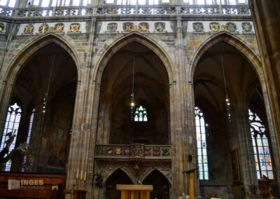 Im Veitsdom in Prag 56 königliches Oratorium im Veitsdom in Prag