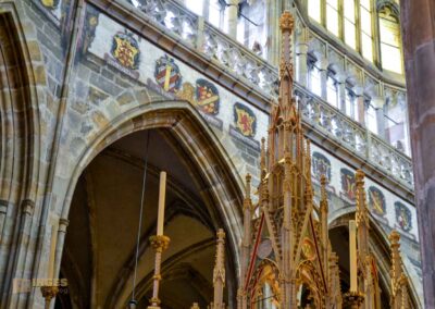 Im Veitsdom in Prag 43 Hauptaltar im Veitsdom in Prag
