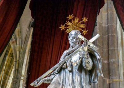 Grabmal des Hl. Johannes Nepomuk im St. Veits Dom in Prag