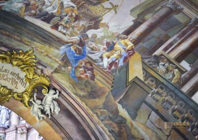 In der St.-Nikolaus-Kirche auf der Prager Kleinseite 60 Deckengemälde in der St.-Nikolaus-Kirche auf der Prager Kleinseite