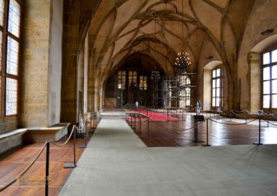 der Vladislav Saal im Alten Königspalast auf der Prager Burg