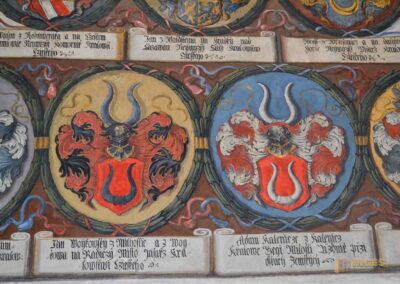 Die alten Landtafeln im Alten Königspalast auf der Prager Burg