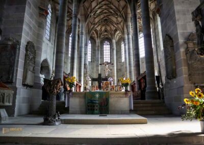 Hochaltar in der Kirche St. Michael in Schwäbisch Hall
