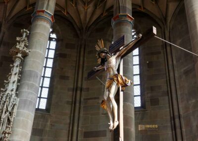 Hochaltar in der Kirche St. Michael in Schwäbisch Hall