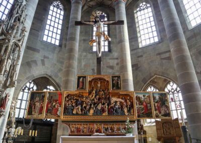 Hochaltar in der Kirche St. Michael in Schwäbisch Hall