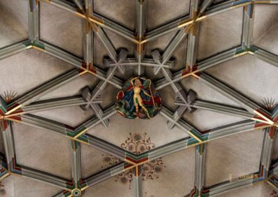 Deckengewölbe in der Kirche St. Michael in Schwäbisch Hall