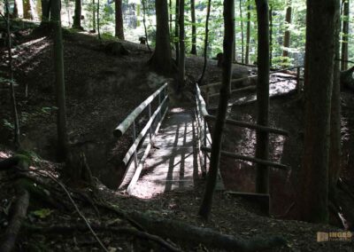 Bei den Waldgeistern am Herrenbachstausee 26 Koboldklinge am Waldlehrpfad am Herrenbachstausee