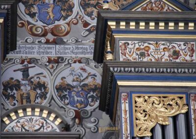 Barocke Schwalbennestorgel in St. Georg in Nördlingen