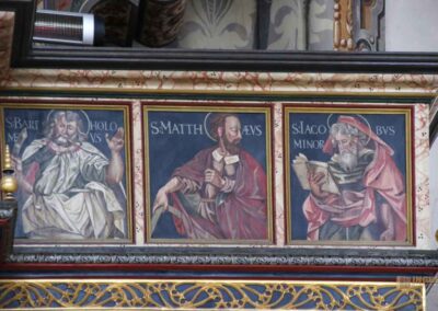 Barocke Schwalbennestorgel in St. Georg in Nördlingen