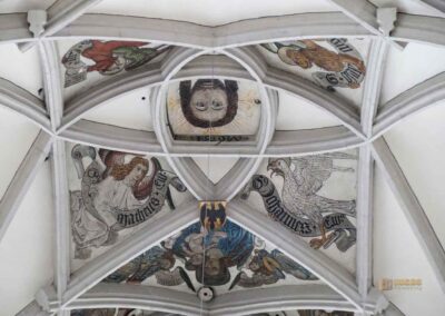 Fresko über dem Hauptaltar in St. Georg in Nördlingen