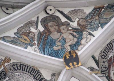 Fresko über dem Hauptaltar in St. Georg in Nördlingen