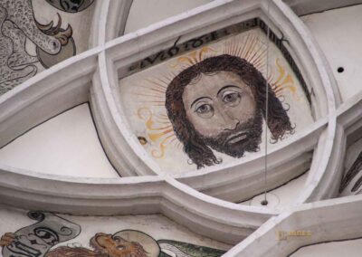 Fresko über dem Hauptaltar in St. Georg in Nördlingen