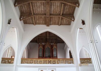 Orgel in der St. Salvator Kirche in Nördlingen