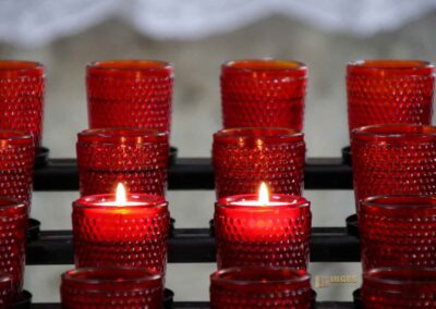 Marienaltar in der St. Salvator Kirche in Nördlingen