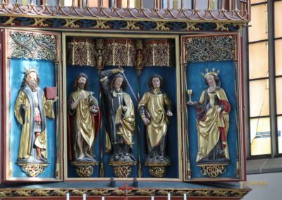 Hochaltar in der St. Salvator Kirche in Nördlingen