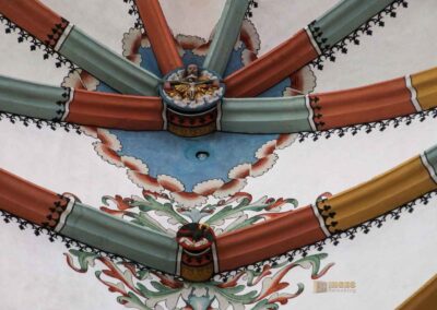 Schlusssteine im Chorraum in der St. Salvator Kirche in Nördlingen