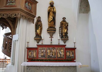 Josephsaltar in der St. Salvator Kirche in Nördlingen