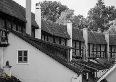 Kasarmen an der Stadtmauer in Nördlingen