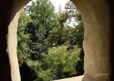 Blicke vom Stadtmauerrundgang in Nördlingen