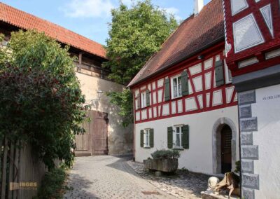 An der Löpsinger Mauer in Nördlingen