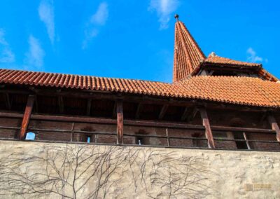 Spitzturm an der Stadtmauer in Nördlingen