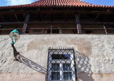 Spitzturm an der Stadtmauer in Nördlingen