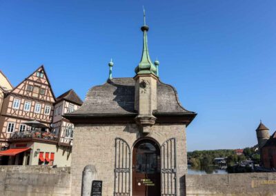 Schwäbisch Hall - In der Katharinenvorstadt unterwegs 6 Henkersbrücke Schwäbisch Hall