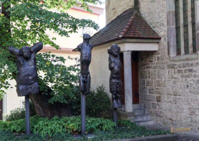 Schwäbisch Hall - In der Katharinenvorstadt unterwegs 11 Johanniterkirche in Schwäbisch Hall