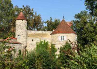 Ein Bummel durch Dinkelsbühl 99 Dreigangsturm in Dinkelsbühl