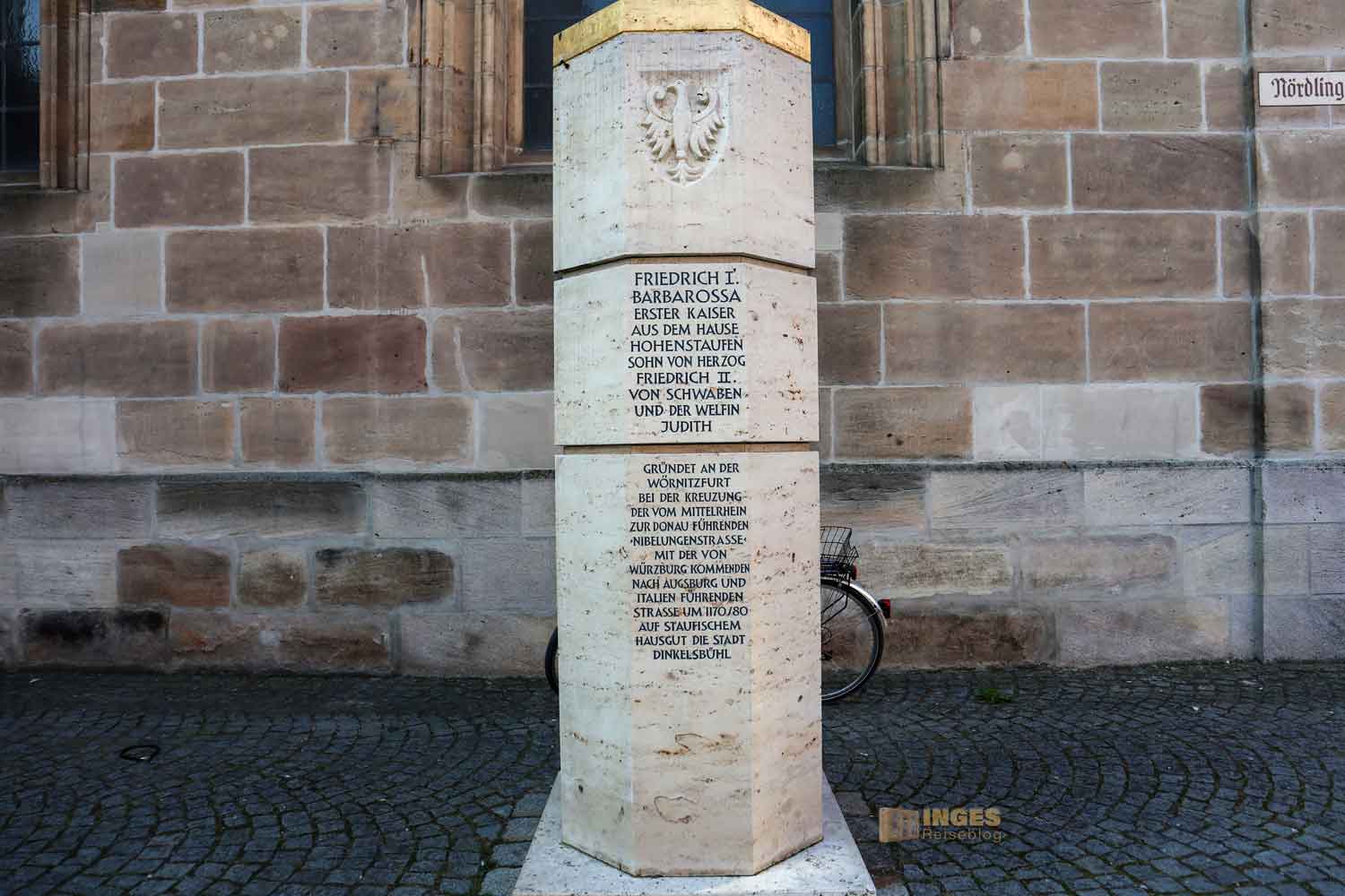 Stauferstele in Dinkelsbühl 3786 Stauferstele in Dinkelsbühl 3786