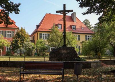Kirchhöflein beim Münster St. Georg in Dinkelsbühl